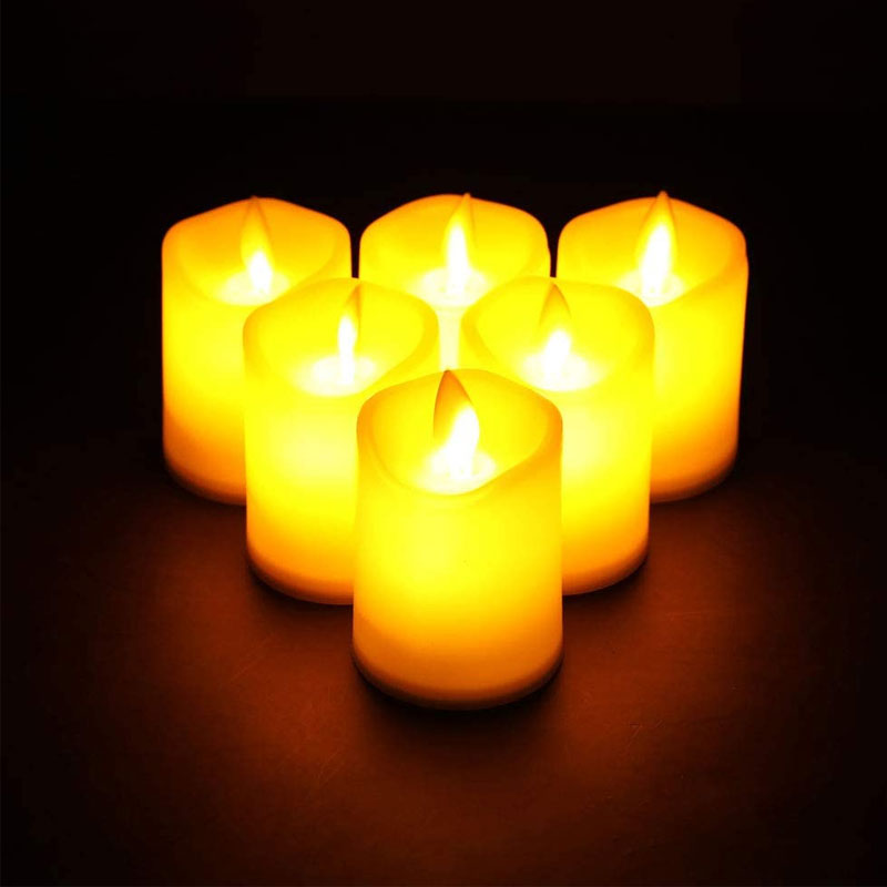 2"x2.8" tall Battery Candle (Set of 6)
