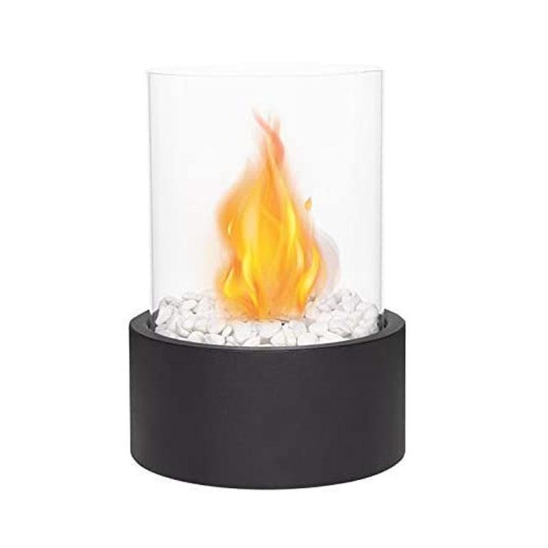 8.25''x 8.25''x 11.5''Tabletop Fireplace (Extra Large Black)