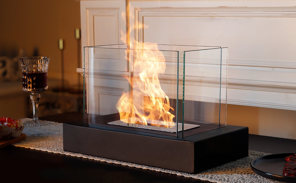 JHY DESIGN Presents: Elevate Your Bedroom Aesthetics with a Table Top Fireplace