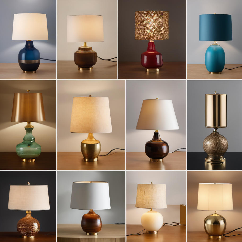 Finding the Perfect Lamp Size for Your End Table: A Guide by JHY DESIGN