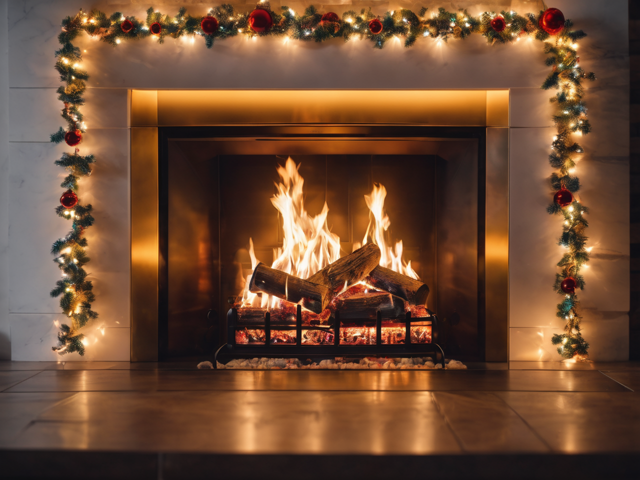 Enchanting Yuletide Warmth A StepbyStep Guide to Decorating Your Fi