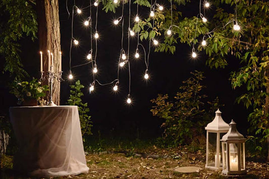 Mastering Outdoor Ambiance: How to Hang Lantern Lights with JHY DESIGN
