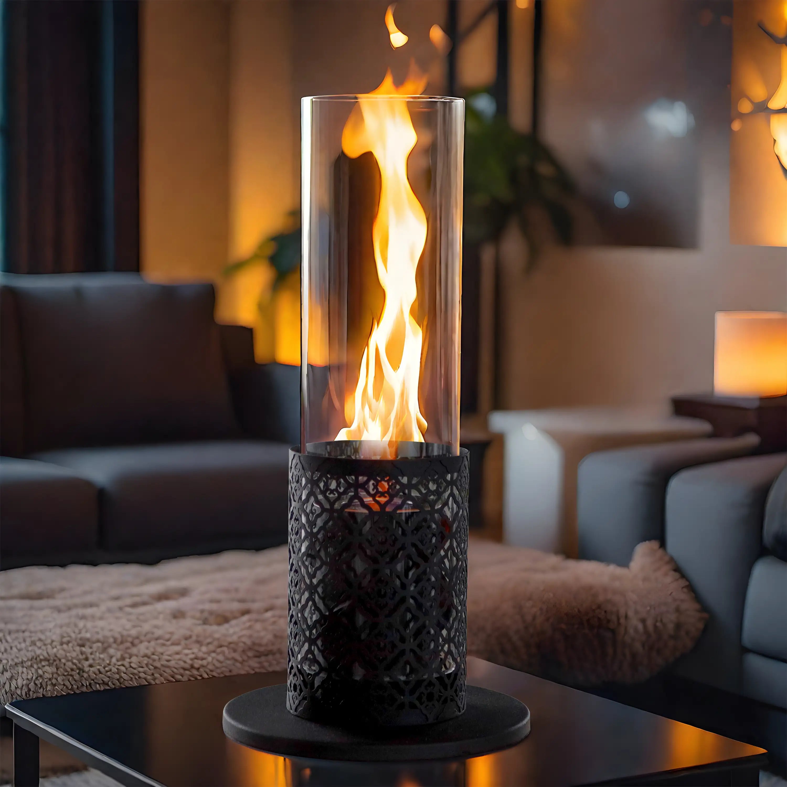 tabletop fireplace
