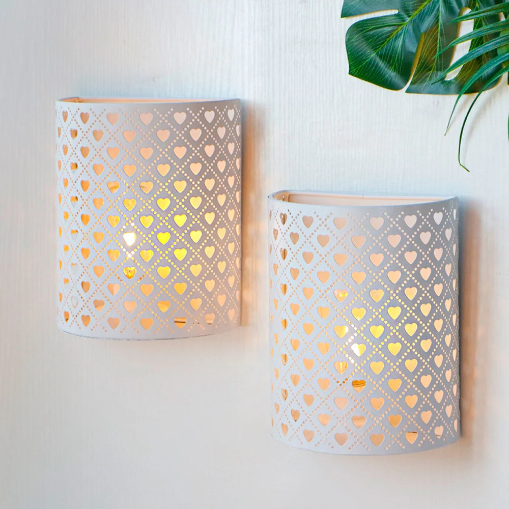 Battery operated wall sconces