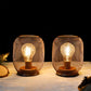 Set of 2 Battery Operated Lamp LED Table Lantern-Egg Shape