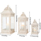 20"&14.5"&9.5" High Vintage Style Hanging Lantern