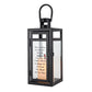 12''H Memorial Lantern  Indoor & Outdoor Use(Matte Black)