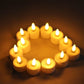 12 Pack Flickering Flameless Candles with Breathing Lights(Warm White)