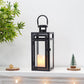 12'' High Metal Decorative Candle Lantern (Black)