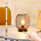 Lampe de table réglable tactile de 7" de JHY DESIGN (base en métal, ronde en bronze)