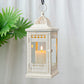 14.5" High Vintage Style Hanging Lantern(White）