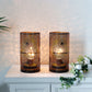 JHY DESIGN Two-Piece White Metal Battery-Powered Unit