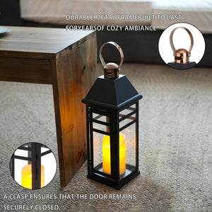 Decorative Vintage Candle Lanterns 15.5" H