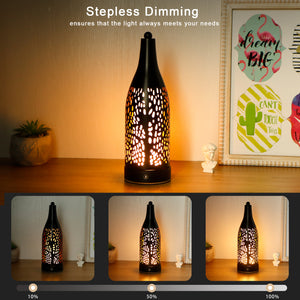 Cordless Table Lamp: 4000mAh Rechargeable, 3-Step Touch Dimmable (Cozy Lights)