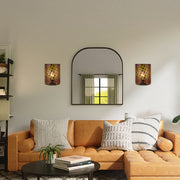 8''H Wandleuchte Beleuchtung Metall Rustikale Wandhalterung Lampe (Einzel, Schneeflocke)