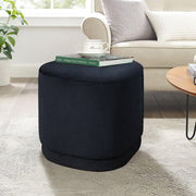 15.5" H Modern Velvet Footstool Ottoman
