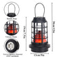JHY DESIGN's 8"  Set of 2 Flame Lamp with Timer