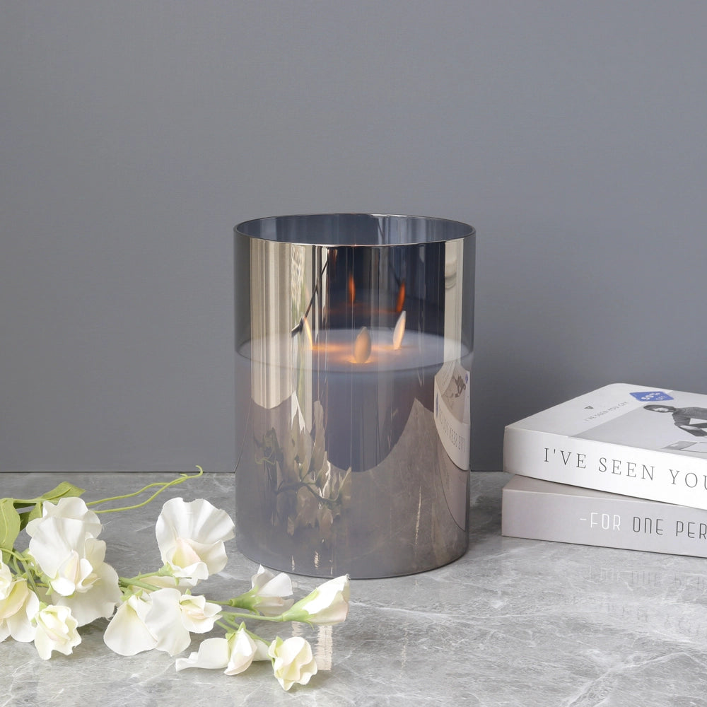 3-Wick Glass Candles-2