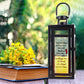 12''H Memorial Lantern  Indoor & Outdoor Use(Matte Black)-Because