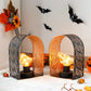 7"H Set of 2 Bird Cage Wall Sconces Battery Operated