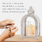 11''High Remembrance Lantern with Memorial Poem Bereavement Sympathy Gift Memorial Lantern (Grey)