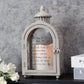 27,9 cm hohe Erinnerungslaterne mit Gedenkgedicht, Trauergeschenk, Gedenklaterne (grau)