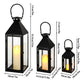 26"&19"& 13" High Elegant Candle Lantern Metal Lanterns for Versatile Indoor & Outdoor