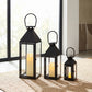 26"&19"& 13" High Elegant Candle Lantern Metal Lanterns for Versatile Indoor & Outdoor