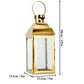 12.5" H Stainless Steel Decorative Candle Lanterns