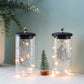 7" H Set mit 2 dekorativen Weihnachts-Anhängerlampen
