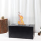 Modern Design Black Square Tabletop Fireplace