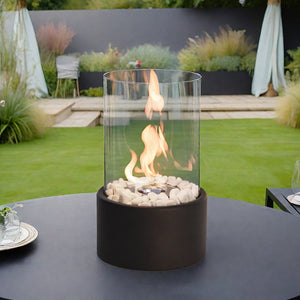 10.5 Inch High Portable Tabletop Fireplace for Ange Dimba