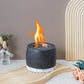 Black Graphite Color Cement Fireplace Concrete Fire Bowl Indoor Fire Pit