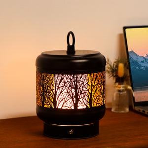 TRIROCKS Cordless Table Lamp Rechargeable Battery Operated Ambient Lighting with Cozy Lights, 3-Step Touch Dimmable LED Amber Light for Bar,Coffee Table, Patio,Camping
