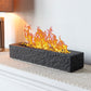 16"x4" JHY Rectangle Black Cement Fireplace Modern Fire Pit