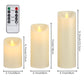 D3.1" JHY Swing Flame Battery Led Candles(Set of 3)