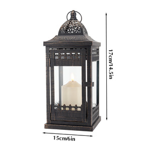 Lanterne suspendue de style vintage de 14,5 po de hauteur