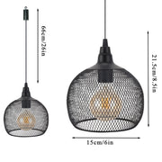8.5"H Battery Powered Decorative Pendant Lamp(Round)