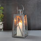 12'' High Stainless Steel Decorative Lantern (Trapezoid)