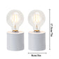 7" Tall White Battery Powered Table Lamp（Set of 2）