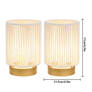 6,5" große, batteriebetriebene Lampe mit 6-Stunden-Timer
