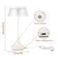 JHY DESIGN 10,5"H Dimmbare Nachttischlampe Touch Control Lampe
