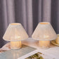 TRIROCKS Woven Cotton Rope LED Cordless Table Lamp (Set of 2) – 7'' Battery-Operated Boho Lamps, Indoor/Outdoor