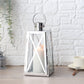 12'' High Stainless Steel Decorative Lantern (Trapezoid)