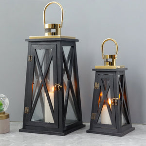 Farmhouse Wooden Lantern-4