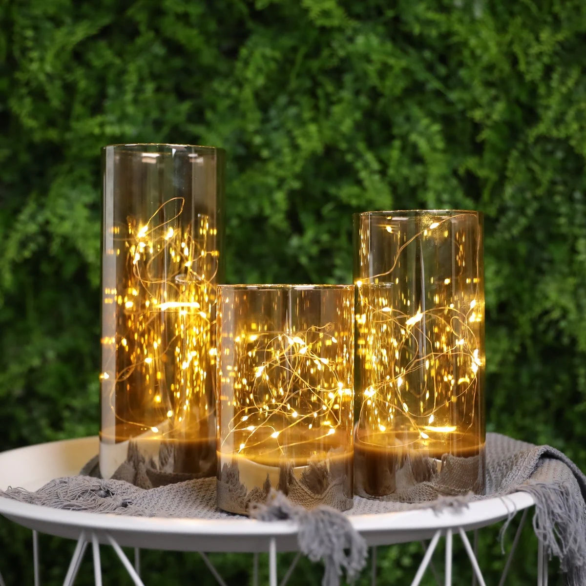 flameless pillar candle