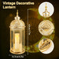 Moroccan Candle Lantern 37cm High Gold Candle Holder with Tempered Glass （40pcs）