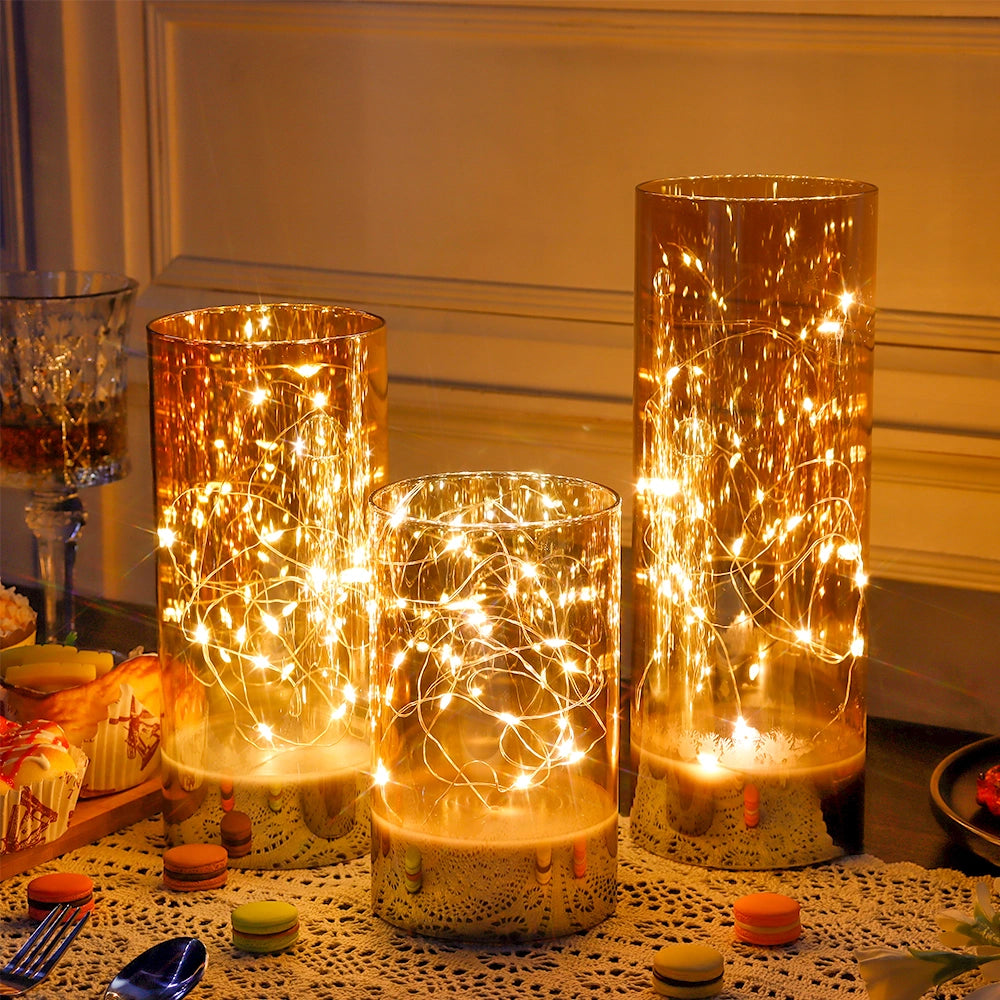 flameless pillar candle