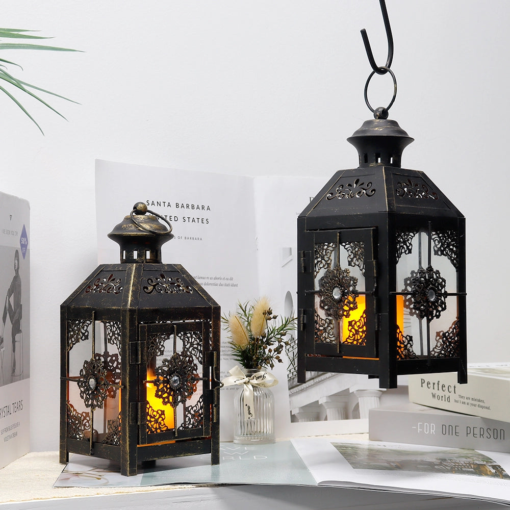 black outdoor lanterns