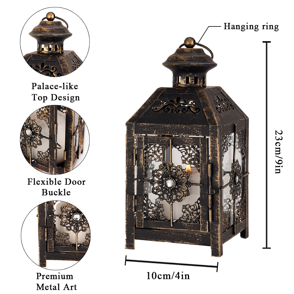 black outdoor lanterns